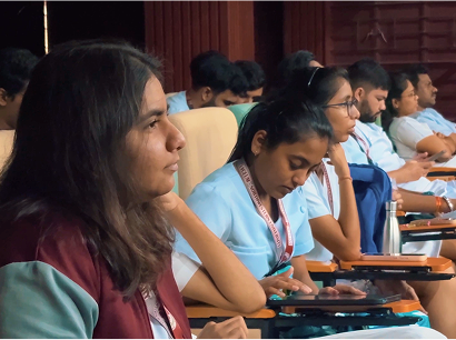 Indian students in classrooms